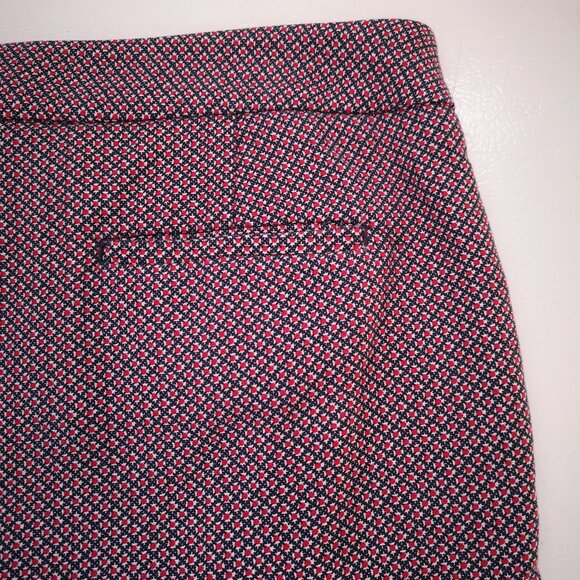 Talbots Heritage Petites Ladies Size 14P Navy & Red Pants - Picture 9 of 12